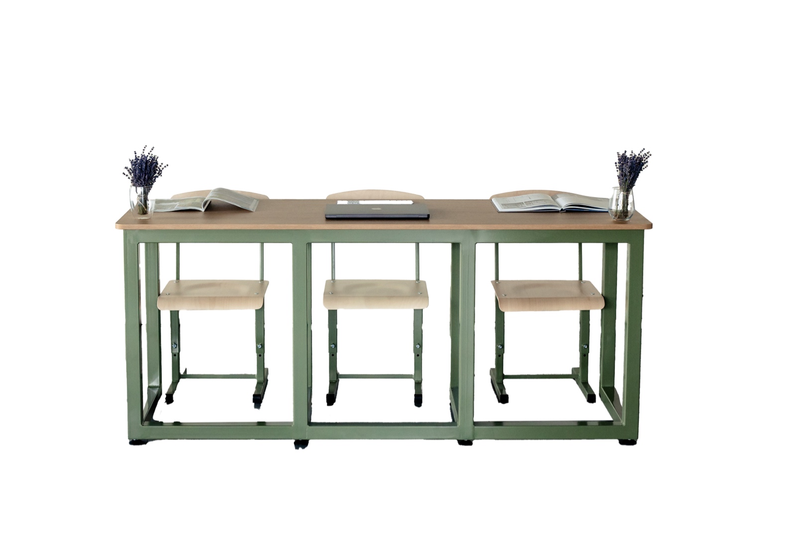 Masă laborator cu 3 locuri